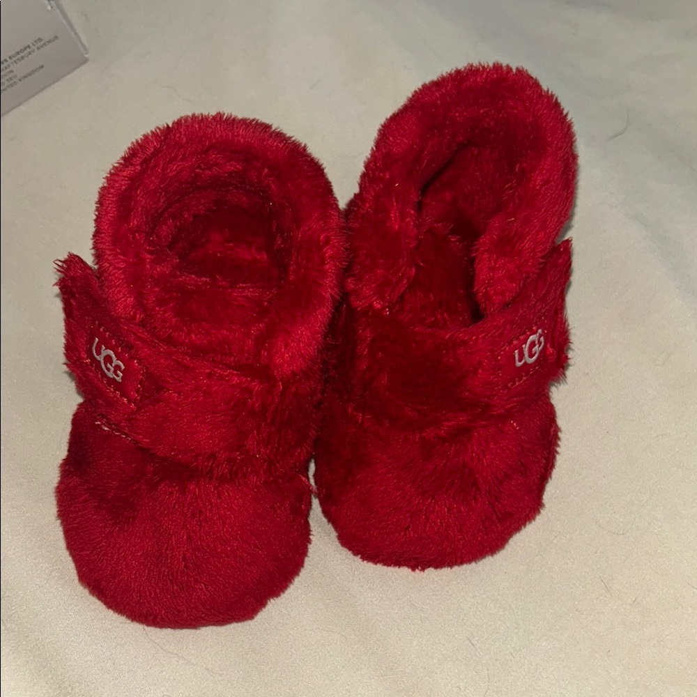 UGG Red Baby Booties